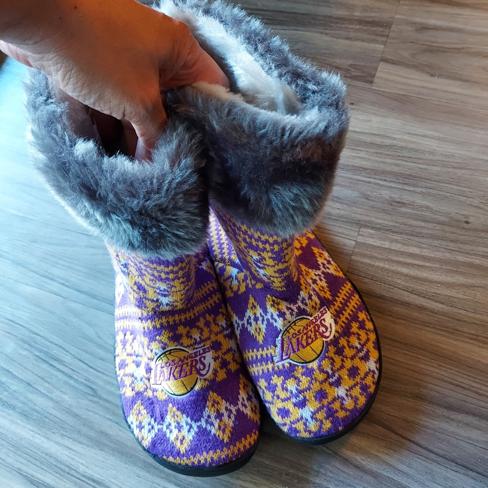 Forever collectibles laker booties
